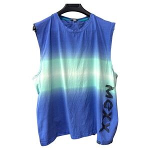 Mexx blue muscle shirt men's size XXL tank‎ top workout shirt